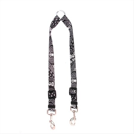 Black Bandana Coupler Lead - Medium